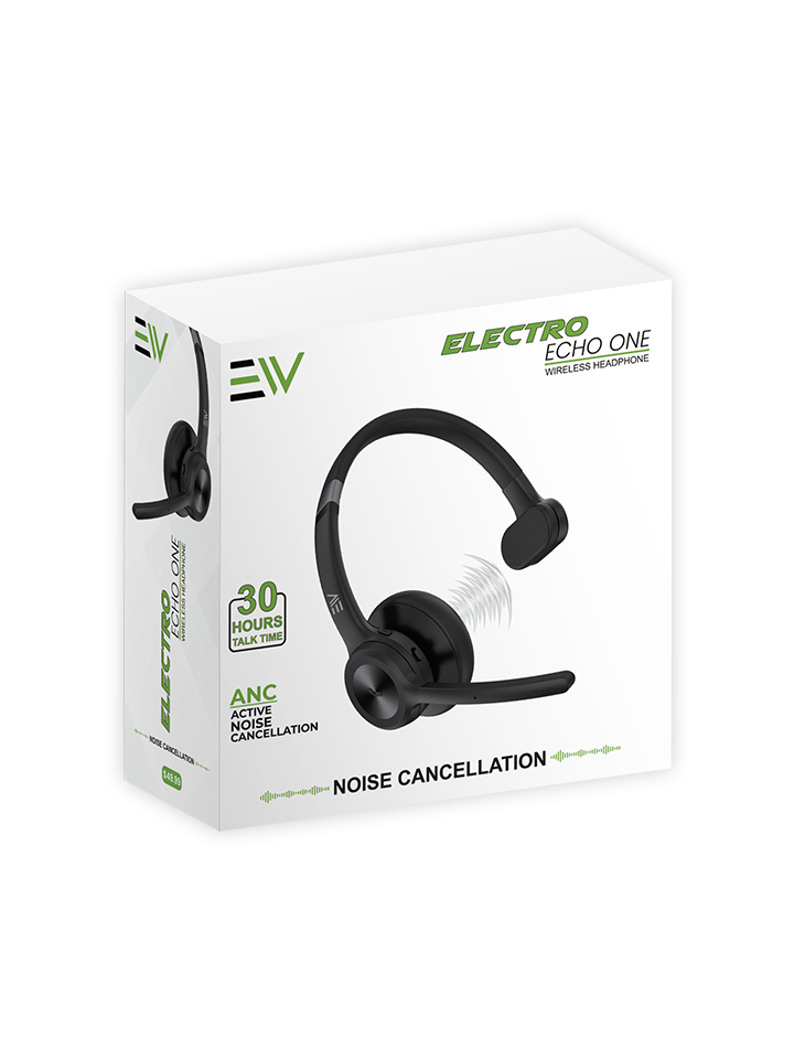Electro Echo One Wireless Headphone - Black