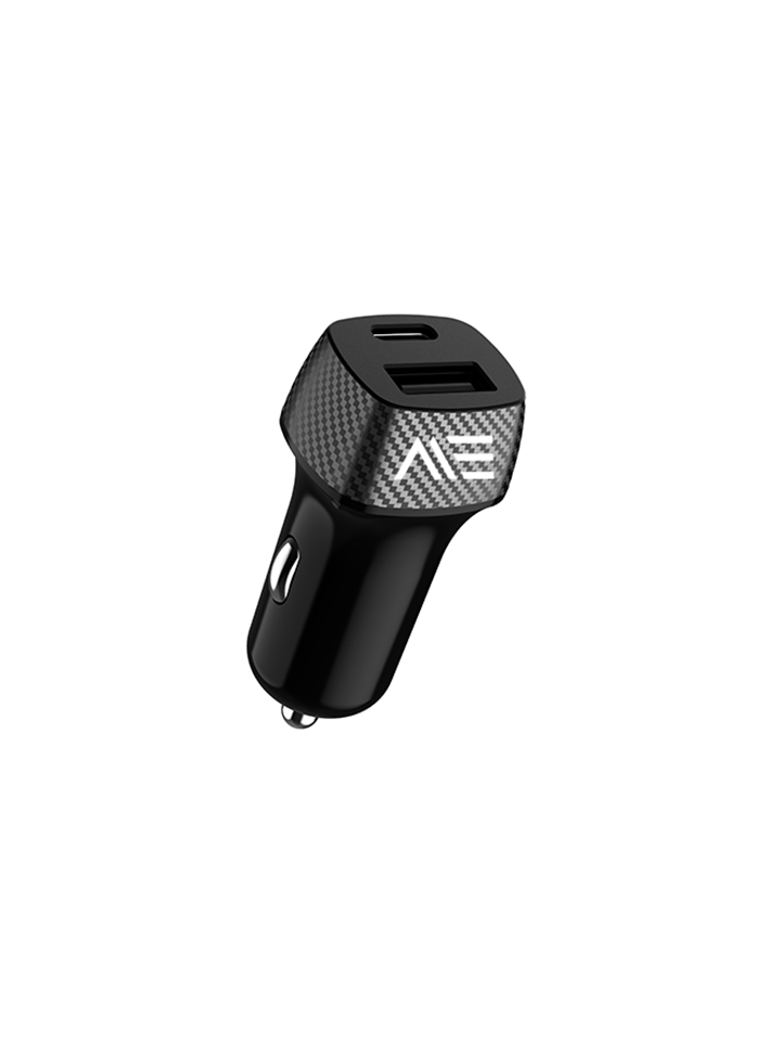 ElectroPower - 20W Single Port Car Charger - Black