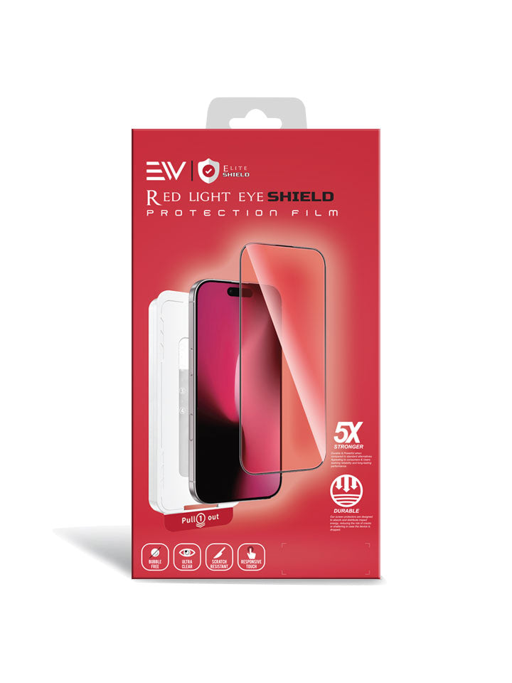 Red Light Therapy Screen Protectors With Installation Kit (Available for iPhones)