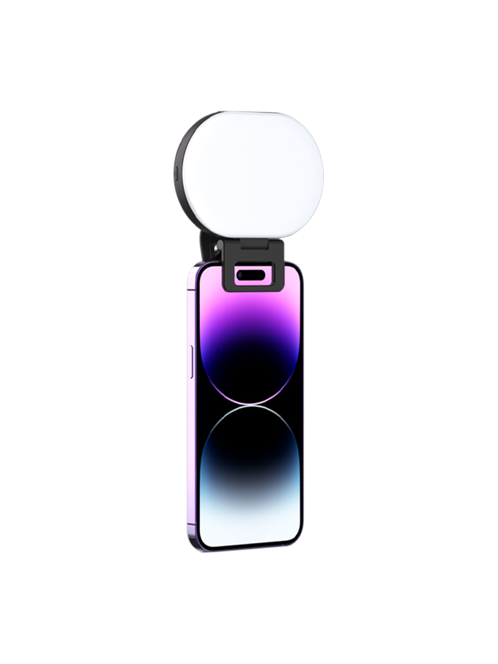 Electro Spark Selfie Light 3 Colors - Black