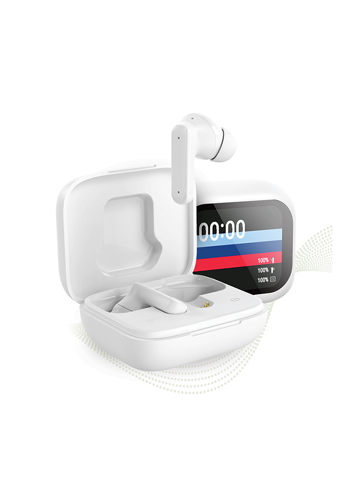 Electro Touch Tone Pod Bluetooth Headset - White