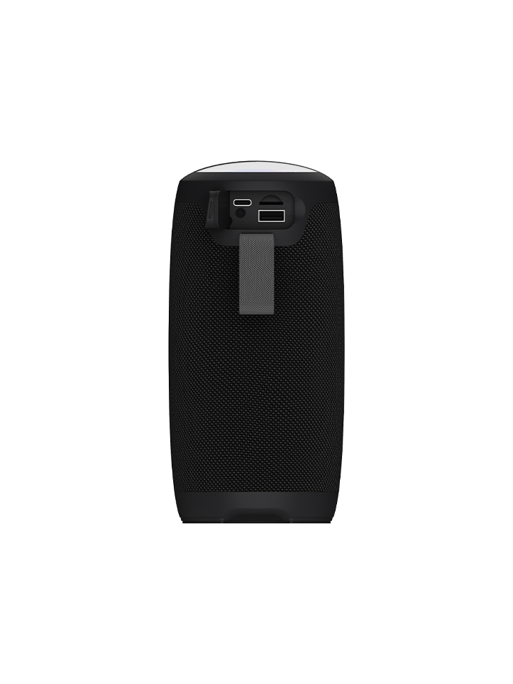 Electro Vibe Duo 10W Waterproof Bluetooth Speaker - Black